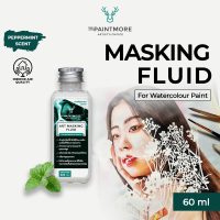 The Paintmore Art Masking Fluid กาวกั้นสีน้ำ น้ำยากั้นสีน้ำ กลิ่น Peppermint 60ml