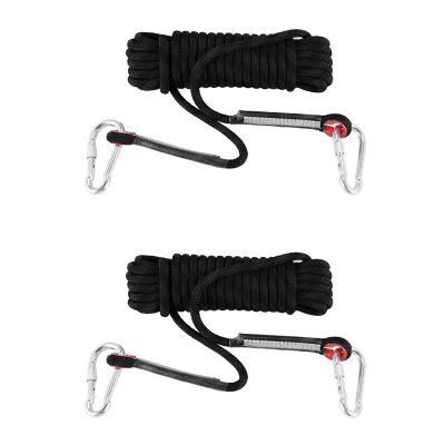2X Outdoor Rock 12mm Home Fire Emergency Escape Rope Multifunctional Heavy Duty Rope