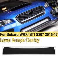 【On Sale】 Homel mall กันชนล่างทับซ้อนสีคาร์บอนไฟเบอร์3D สำหรับ Subaru Wry/STI S207 2015 2016 2017คาร์บอนไวนิลรถ