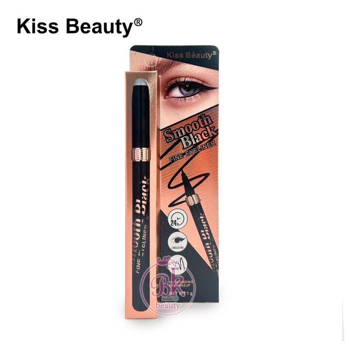 kiss-beauty-อายไลเนอร์-สูตรพิเศษ-แห้งเร็ว-สีด้าน-วาดง่าย-ติดทน-ไม่เลอะง่าย-กันน้ำ-กันเหงื่อ-เรียบเนียน