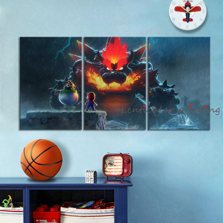 hd-canvas-print-bowser-koopa-game-character-picture-artwork-canvas-pantings-video-games-art-wall-paintings-home-decor