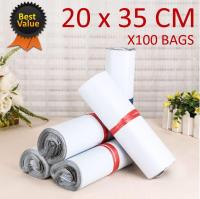 Mailing Plastic Bags Shipping bags 20x35cm ซองไปรษณีย์ ซองพัสดุ ซองพลาสติกสำหรับส่งพัสดุ ขนาด 20x35ซม. จำนวน100ซอง