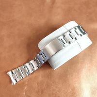 2023 Original ♚▤✁ Gelang jam tangan tiram pengganti baja tahan karat gelang jam tangan 13mm 17mm 19mm 20mm cocok untuk Rolex