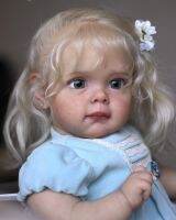 【YF】 Bebê Maggie Reborn Dolls 22  Handmade Painted With Veins Lovely Baby Rooted Hair Doll Toys Muñeca Para Niños