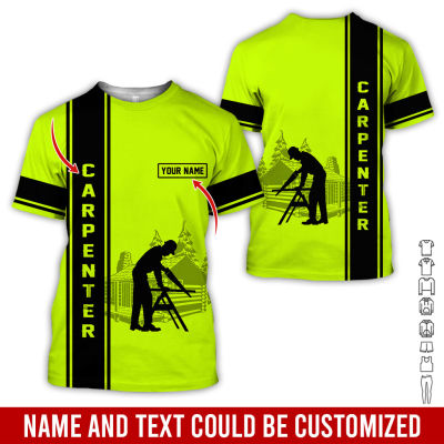 2023 Customized Name And Color Carpenter Uniform All Over Printed Clothes SD107