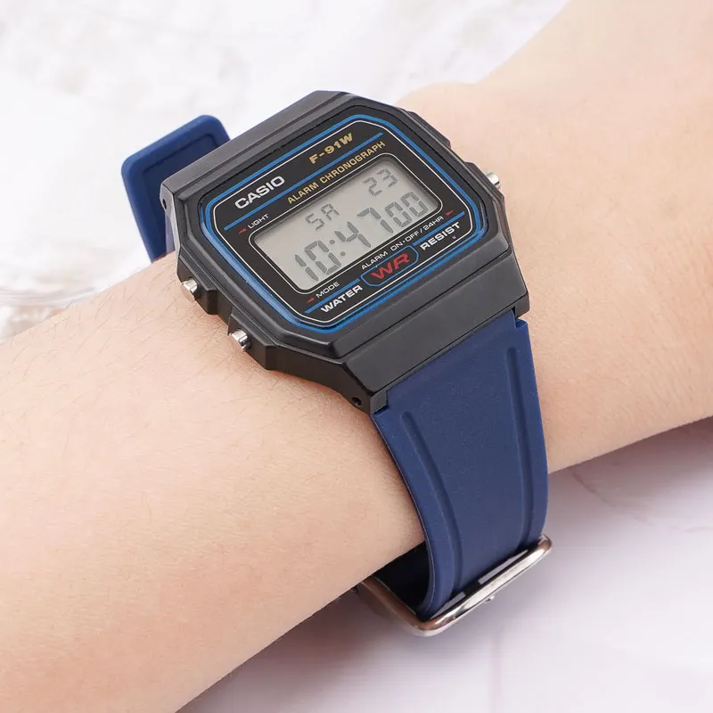 Casio f91w online bandje