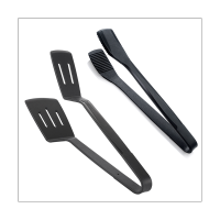 Silicone Kitchen Tongs Spatula Tongs Set with Stainless Steel Core for BBQ Clamp, Flipping Fish, Fried Steak Clamp