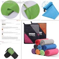 hot【DT】 Thicken quick-dry sports towel multi-functional travel swimming yoga blue ultra-soft ultra-light absorbent