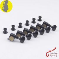 HR-1 Set  Original Genuine 6 In-line GOTOH SGS510Z-S5  Guitar Machine Heads Tuners  ( Black ) MADE IN JAPAN