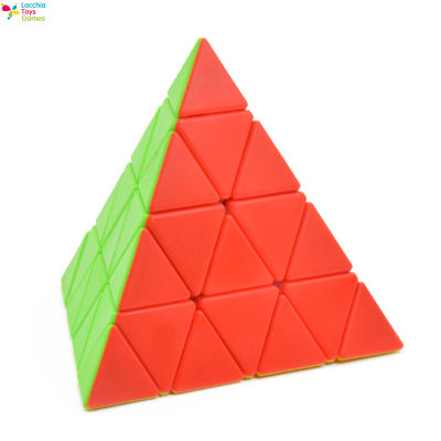 LT【ready stock】Children Educational 4*4*4 Variable Pyramid Magic Cubeของเล่นของเด็ก1【cod】