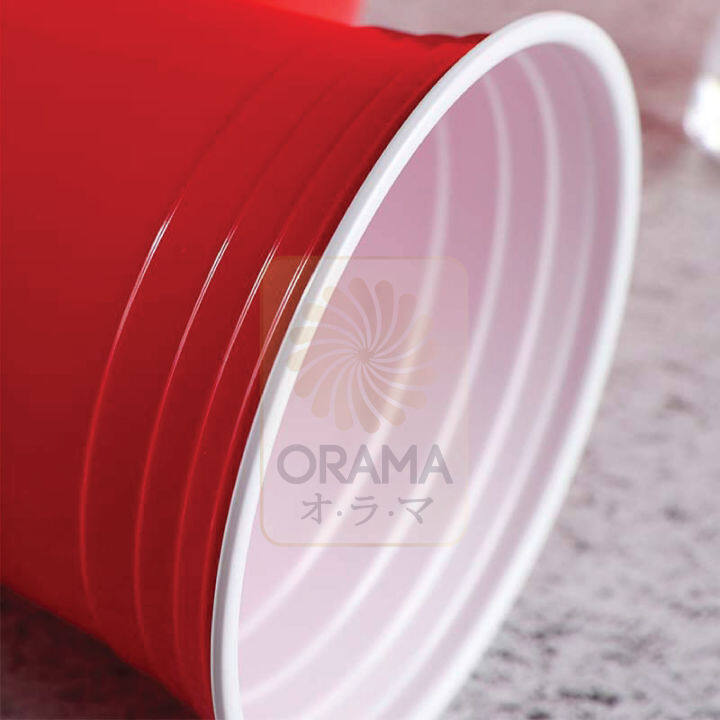 orama-red-cup-แก้วเรดคัพ-แก้วปาร์ตี้สีแดงเรดคัพ-แก้วพลาสติกสีแดง-แก้วปาร์ตี้-แก้วแดง-แก้ว-red-cup-party-16oz