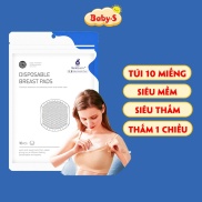 hot Miếng lót thấm sữa Hankkumi cao cấp siêu thấm siêu mềm mại 10 miếng