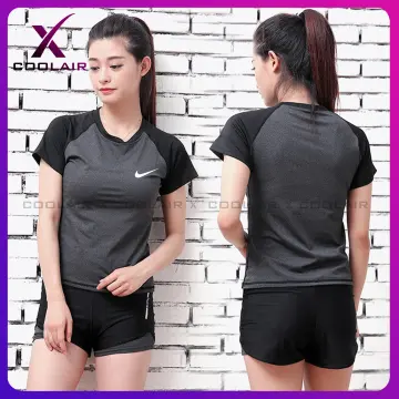 Shop Nike Yoga T Shirt Fitness Quick Drying Cloth Girl Sport Tight