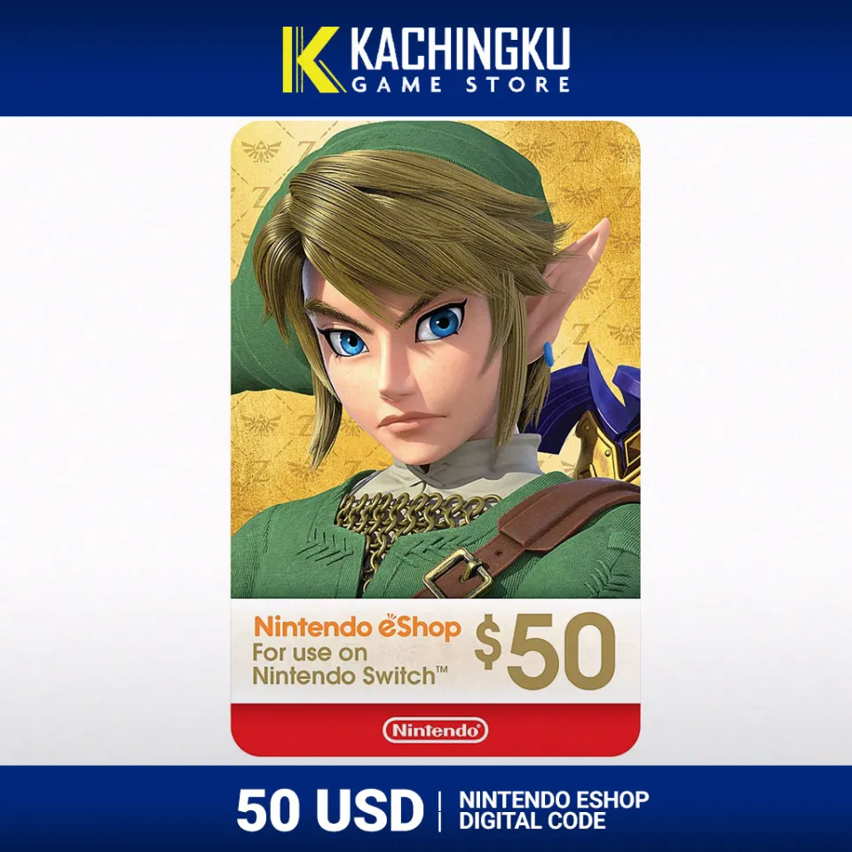 Nintendo eShop Card 50 USD | USA Account digital for Nintendo Switch