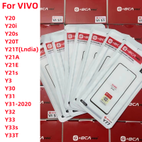 10แผงย่อย Sentuh A Kaca Depan dengan Gam untuk VIVO Y20 Y20i Y20s Y20T Y21A Y21s Y21E 0 1 1 1 2020 2 3 3T