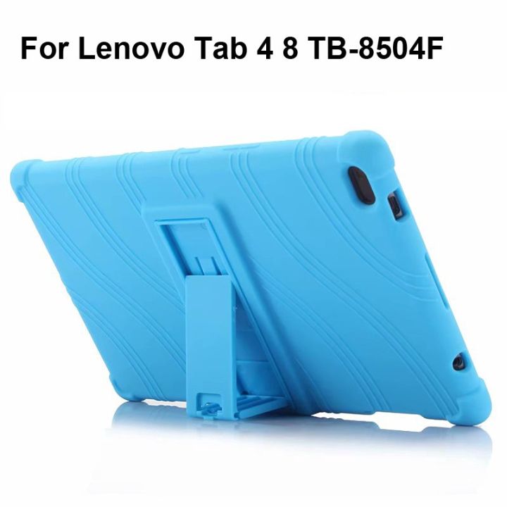 Hot Sale Lenovo Tab 4 8 ยางทำจากซิลิคอน หุ้ม Tab4 80 Tb 8504fnxi ฝาครอบป้องกัน เคส Lazada 2928