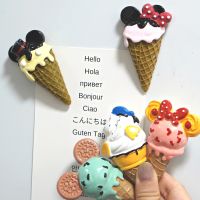 ۩❃☄ Mouse Fridge Magnet for Kitchen Message Ice Cream Photo Magnetic Stickers for Refrigerator and Board Cartoon Home Decoration