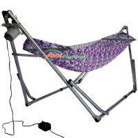 Auto Hammock เปลไกวเด็กอัตโนมัติแบบเปลญวนใหญ่สีม่วง(Hammock)กับมอเตอร์ Vinanoi 80 Kg.