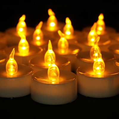 Flameless LED Tealight Tea Candles Wedding Light Romantic Candles Lights for Party Wedding Decorations
