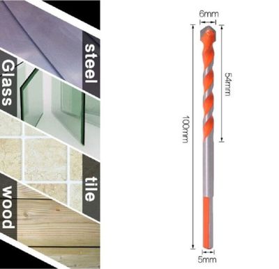 เจาะกระเบื้องเซรามิกเจาะหินอ่อนบิตหลายสว่านไฟฟ้าใช้งานได้จริงด้ามจับทรงสามเหลี่ยมโอเวอร์ลอร์ด