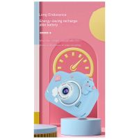 2 Inch Screen Video Camera Baby Educational Toy Fit for Boy Girl Birthday Gift-Pink