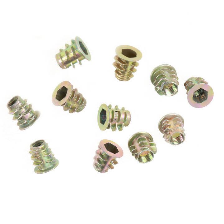 50-ชิ้น-m5x10mm-โลหะผสมสังกะสีเฟอร์นิเจอร์-hex-ไดรฟ์หัวสกรูเกลียวถั่วสำหรับเฟอร์นิเจอร์ไม้-connector-fastener