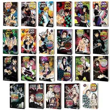 1-23 English Version Comic Book 23 Books Anime Demon Slayer Kimetsu No  Yaiba Manga Volume