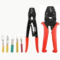 HS 16 Crimping Pliers Lugs Battery Terminals Butt Crimper Bare Terminal Wire Tool Cutter 1.25 16 .Sq for RNB SNB SC C45