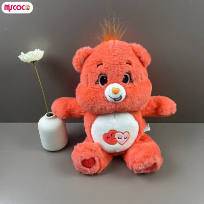 ของเล่นตุ๊กตายัดไส้หมีจำลอง MSCOCO แบบนิ่มสุดน่ารักตุ๊กตาผ้ากำมะหยี่หมอนอิงหมอนสำหรับวันเกิดสำหรับเด็กของขวัญวันเด็ก
