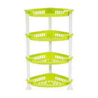 Factory Price household 4-layer mini toilet bathroom triangle corner rack kitchen spices storage holders racks