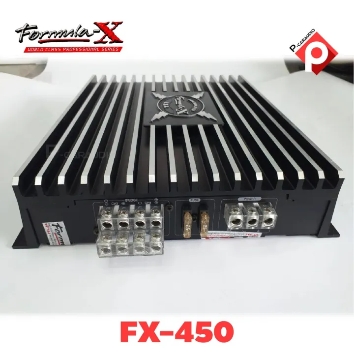 POWER AMPLIFIER FORMULAX รุ่น FX450 เพาเวอร์แอมป์รถยนต์ 4CH กำลังขับ