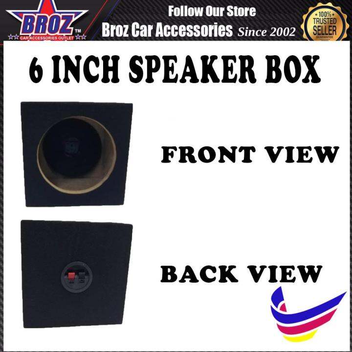6 Inch Universal Round Car Vented Speaker Woofer Box 6 INCH Speaker box