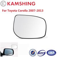 CAPQX สำหรับ Toyota Corolla 2007-2013กระจกมองหลังมองหลังด้านข้าง Cermin Kaca เลนส์ถอยหลังที่มีระบบทำความร้อนหรือไม่