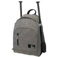 Bat pack Youth , Softball and Tee ball Equipment Backpack Bag, Heather Gray