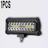 Gzkafolee 2/1ชิ้นไฟ Led รถยนต์72W 6000K ไฟบาร์ Led ออฟโรด12V 24V สำหรับ Jeep Niva 4X4มอเตอร์ไซค์ Suv รถบรรทุกแสงสีขาว