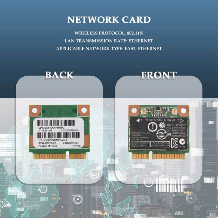 150mbps-2-4ghz-rt3290-802-11b-g-wireless-wlan-wifi-bluetooth-bt-3-0-half-mini-pci-e-card-for-cq58-m6-4445s-dv4