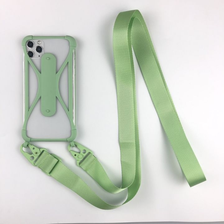 general-purpose-silicone-cell-phone-lanyard-strap-case-holder-with-detachable-neckstrap-universal-for-smartphone