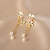 Womens Dangle Earrings Unique Design Earrings Elegant Earrings Delicate Jewelry Pearl Earrings