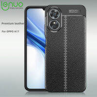 Lenuo สำหรับ Oppo A17 Soft TPU Case-All-Inclusive Protection Dermatoglyph โทรศัพท์ซิลิโคนฝาหลัง