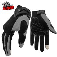 New Motorcycle Touch Screen Gloves Breathable Full Finger Outdoor Sports Protection Riding Dirt Bike Gloves Guantes Moto