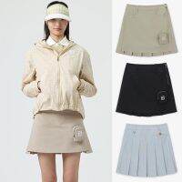 2023 New Golf Short Skirt Autumn Summer Women Solid Color Logo Sports Casual Slim Women Golf Skirt