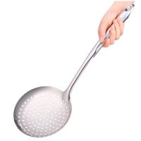 Stainless Steel Oval Skimmer Strainer Ladle Spoon colander small skimmer mesh deep fryer oil frying scoop noodles dumpling sieve