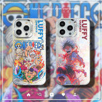 เคสสุดหรูสำหรับ iPhone 11 12 13 14 Pro Max ปลอกสุดเท่ Nica Flame Luffy และ Partner แฟชั่นฝาหลังเคสโทรศัพท์กันกระแทก