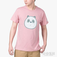 DOSH UNISEX T-SHIRTS WE BARE BEARS เสื้อยืดคอกลม แขนสั้น สีดำ ผู้ชาย-ผู้หญิง DBBMT5038-PI