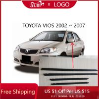 (Ssklo) TOYOTA VIOS 2002 ~ 2007ขอบยางติดหน้าต่าง,ขอบติดกระจกรถยนต์ขอบประตูสำหรับ VIOS