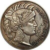 【Big-Sales】 Noon Traders แอลเบเนีย1927 Frang Ar COIN 2M