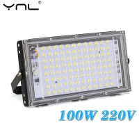 100วัตต์นำแสงน้ำท่วม AC 220โวลต์240โวลต์โปรเจคเตอร์สะท้อน LED Floodlight สปอตไลกันน้ำกลางแจ้งโคมไฟถนนแสงแสง