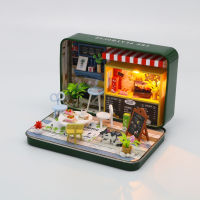 Hot Diy House โรงละคร Miniature Dollhouse Kit ประกอบบ้านขนาดเล็กตุ๊กตาเฟอร์นิเจอร์คริสต์มาสของขวัญของเล่นสำหรับ Grown-Up เด็ก Casa