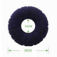 New Inflatable Ring Round Pillow Donut Chair Pad Hip Support Hemorrhoid Seat Massage Cushion With Pump Pink Blue