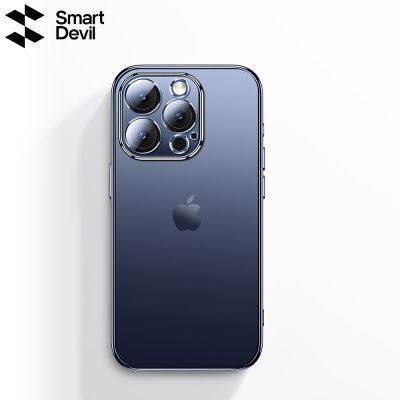 SmartDevil เคสป้องกันการตกสำหรับ iPhone 15 Pro Max,เคสโทรศัพท์เคลือบเคลือบผิวด้วยโลหะบางเฉียบสำหรับ iPhone 15 Pro iPhone 15 Plus เคสป้องกันการตกแบบดั้งเดิม